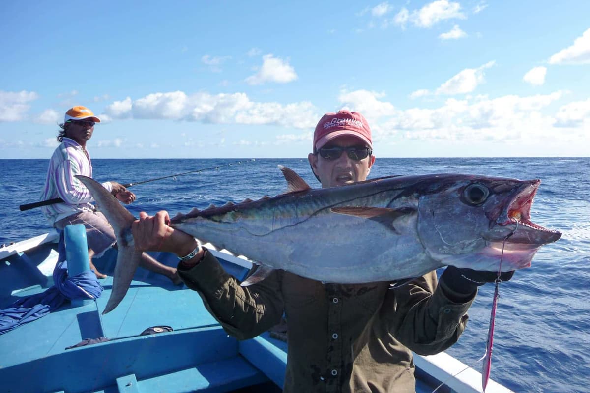 Capture de pêche sportive à Arcachon