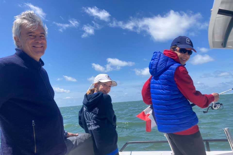 Sortie pêche en famille sur le Bassin d'Arcachon